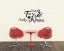 Sandy Toes And Salty Kisses Beach Decor Decal - Wall Quotes Sandy Toes And Salty Kisses Beach Decor Decal - Wall Quotes